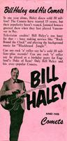 Leaflet: Bill Haley and His Comets