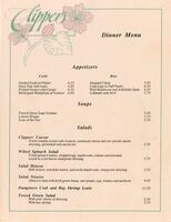 Clippers dinner menu