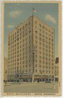 Original 1949 Hotel Mayflower postcard