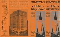 Hotel Mayflower orange/silver brochure