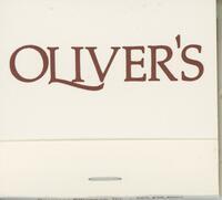 Oliver's matchbook