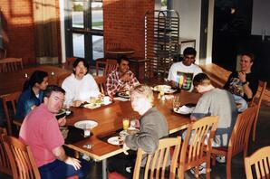 Dinnertime fun at St. John's Colllege