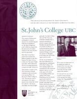 St. John's College newsletter 1