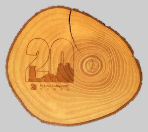 St. John's College wood carving