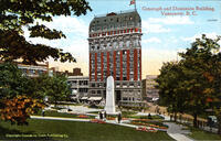 Cenotaph and Dominion Building: Vancouver, B.C.