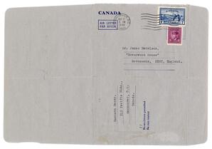 Letter from Racey to Harrison, May 5, 1948 (1, verso)