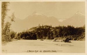A mountain vista near Vancouver, Canada.