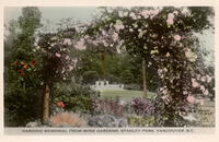 Harding Memorial from rose gardens, Stanley Park, Vancouver, B.C.