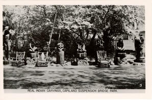 Real Indian Carvings, Capilano Suspension Bridge Park (Five) (Front)