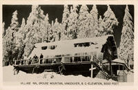 Village Inn, Grouse Mountain, Vancouver, B.C., Elevation, 3000 Feet
