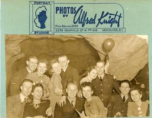 The Cave souvenir photograph 1941