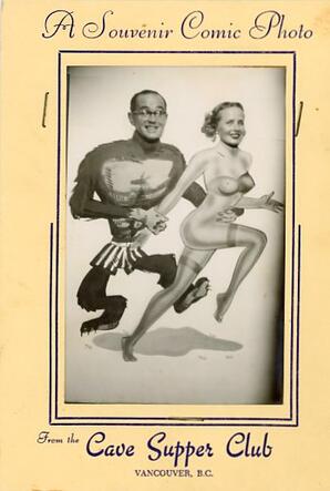 The Cave souvenir comic photo 1940