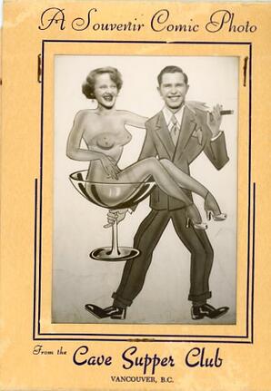 The Cave souvenir comic photo 1940