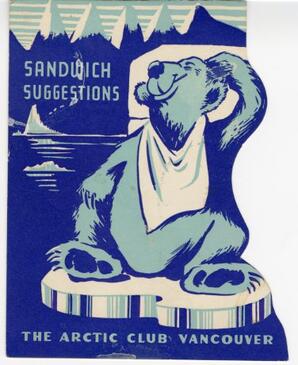 Arctic Club sandwich menu