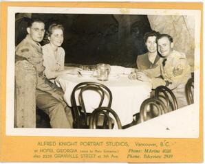 The Cave souvenir photograph 1943