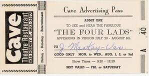 Cave Advertising Pass