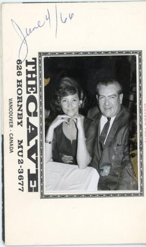 The Cave souvenir photograph 1966