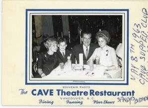 The Cave souvenir photograph 1963