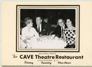 The Cave souvenir photograph 1960