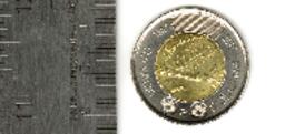 2017 (1867-) Canadian $2 Dance Of The Spirits 150th Anniv Non-Coloured Toonie Coin