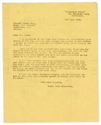 Letter from Harrison to Racey, Jun. 3, 1948