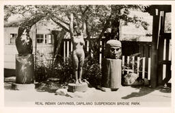 Real Indian Carvings, Capilano Suspension Bridge Park (Three) (Front)
