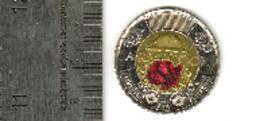 2018 Canadian $2 Armistice 100th Anniv Remembrance Coloured Poppy Toonie Coin