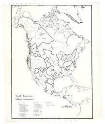 North American Indian Languages -- photo print 2