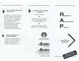 Registered Apprenticeship Program for High School Students - Employer Information