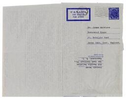 Letter from Racey to Harrison, Feb. 16, 1949 (verso)