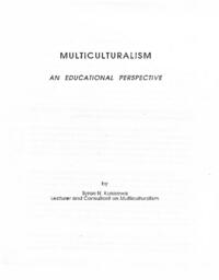 Multiculturalism - An Educational Perspective