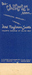 Carousel Room matchbook (inside)