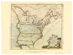 The First American Map of the United States (1784)