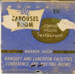Mayflower Hotel matchbook (back)