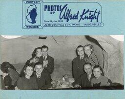 The Cave souvenir photograph 1943 (front)