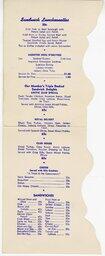 Arctic Club sandwich menu (inside)