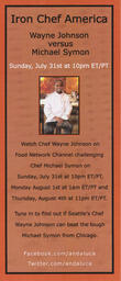 Chef Wayne on Iron Chef promo