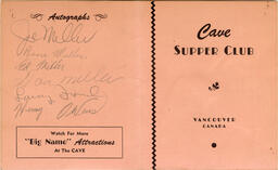 Autograph Booklet - Inside