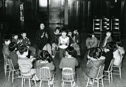 [Students in group learning activity]