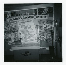 Studio Theatre 1966 Academy Award Contest poster display