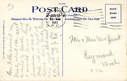 Granville Street, Post Office, Royal Bank Building and Rogers Building, Vancouver B.C., Canada (Back)