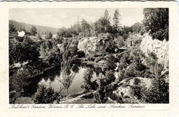 Butchart's Gardens, Victoria, B.C. The lake and Sunken Gardens (Front)