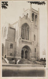 Exterior photo of the church front
