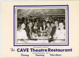 The Cave souvenir photograph 1960
