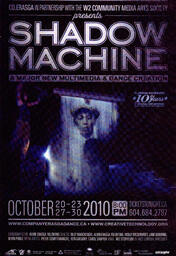 [Poster publicizing "Shadow Machine" dance performance]