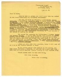 Letter from Harrison to Racey, Jun. 4, 1949