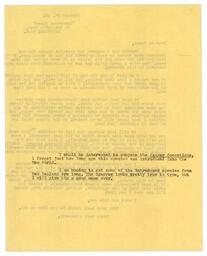 Letter from Harrison to Racey, Jan. 26, 1949 (verso)