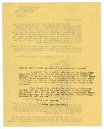 Letter from Harrison to Racey, May 23, 1948 (verso)