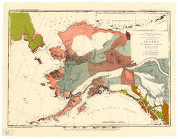 Map showing the distribution of the tribes of Alaska and adjoining territory