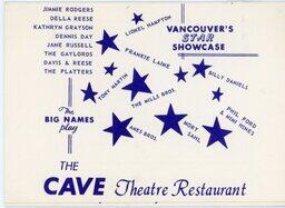 The Cave souvenir photograph 1960 (cover)